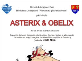 Expoziţie de benzi desenate "Asterix și Obelix", la Biblioteca Judeţeană