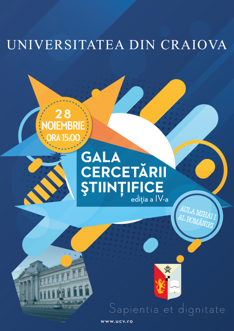 Gala cercetării ştiinţifice la Universitatea din Craiova
