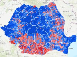 Rezultatele alegerilor prezidentiale - Turul 2 - pe fiecare localitate Foto: Hotnews