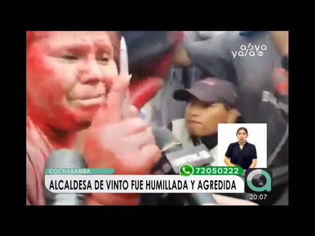 Primărița din Bolivia,  vopsită, tunsă și obligată să meargă desculță pe jos