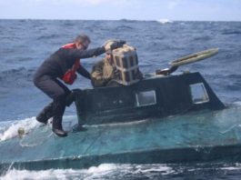 Submarin cu droguri, interceptat în Spania