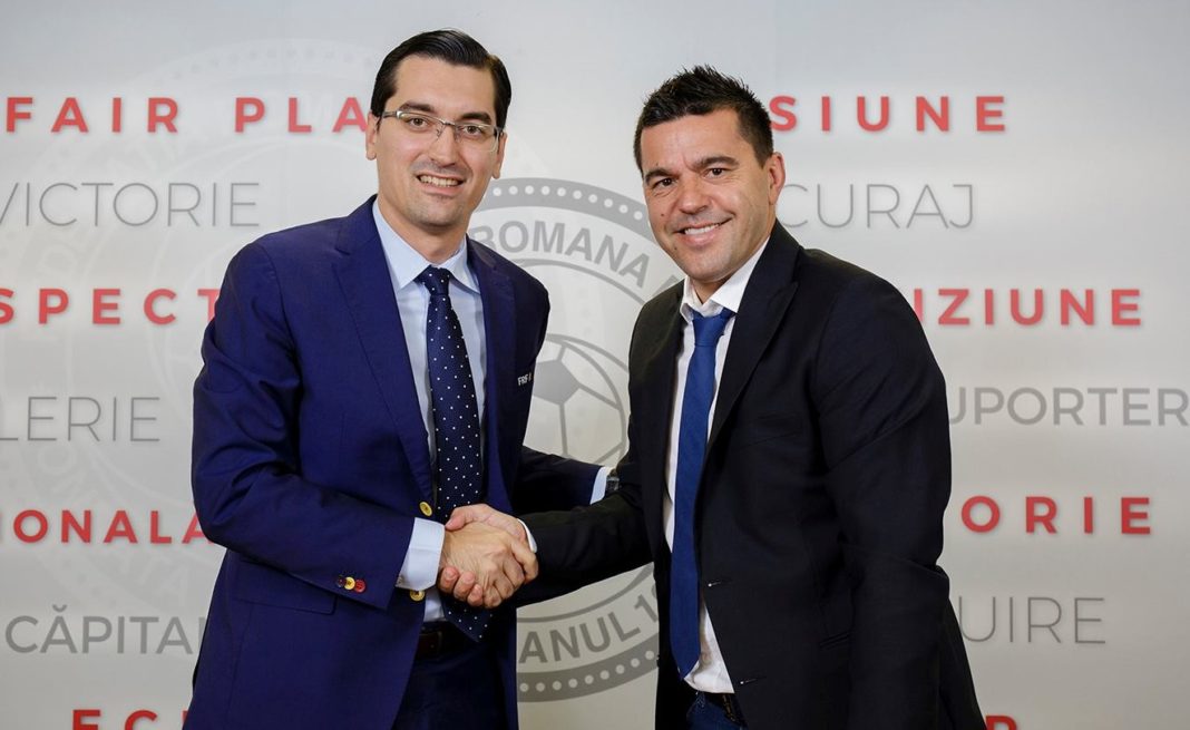Burleanu l-a dorit pe Contra, dar s-a „sucit“ în ultima clipă şi l-a ales pe Mirel Rădoi pentru naţionala mare (Foto: frf.ro)