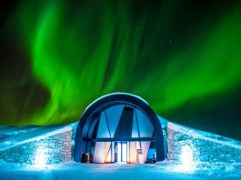 Un superb hotel de gheață, ridicat în nordul Suediei