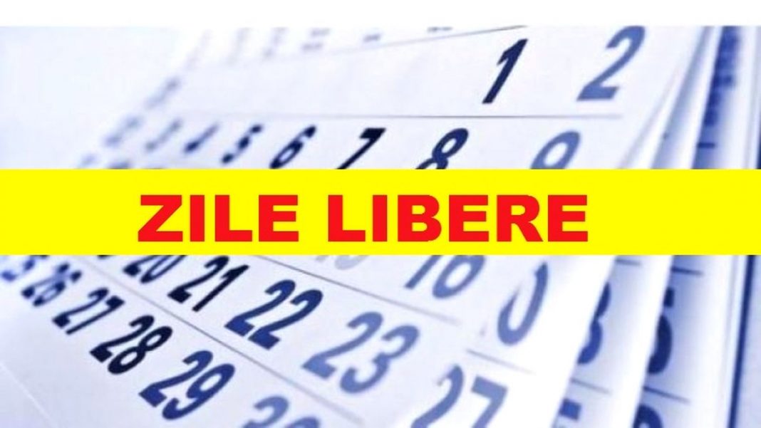 Câte zile libere vom avea în 2020