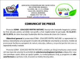 Proiectul EDNA - Educaţie pentru Natură