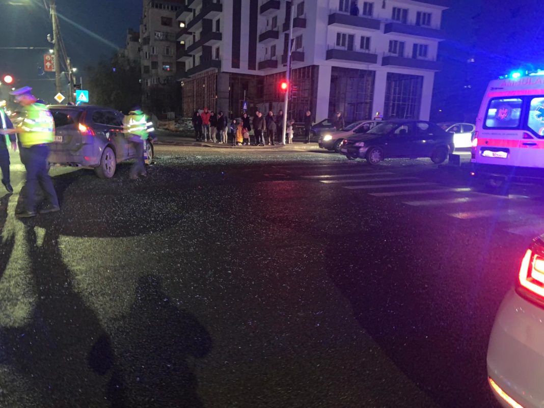 Accident cu patru victime pe Calea Severinului din Craiova. Printre victime se află și doi minori, de 12 ani, respectiv 15 ani.