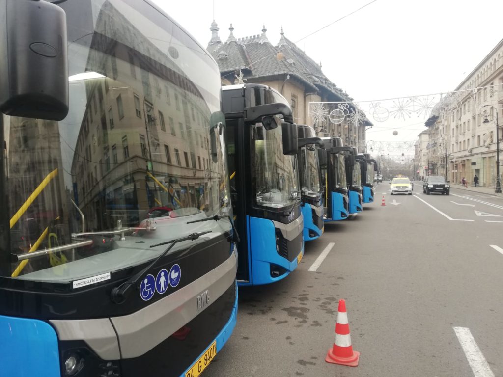 Cele 38 de autobuze Diesel produse de BMC au ajuns la Craiova