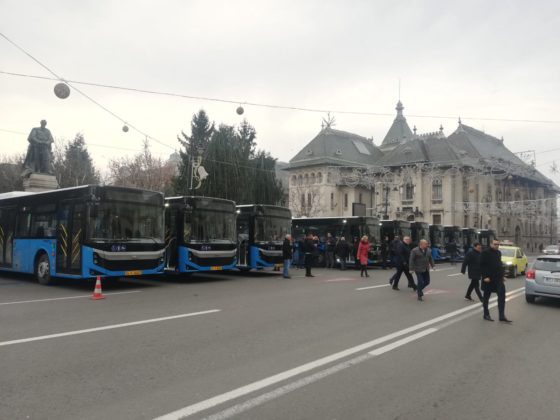 Primele 10 autobuze Diesel produse de BMC au ajuns la Craiova