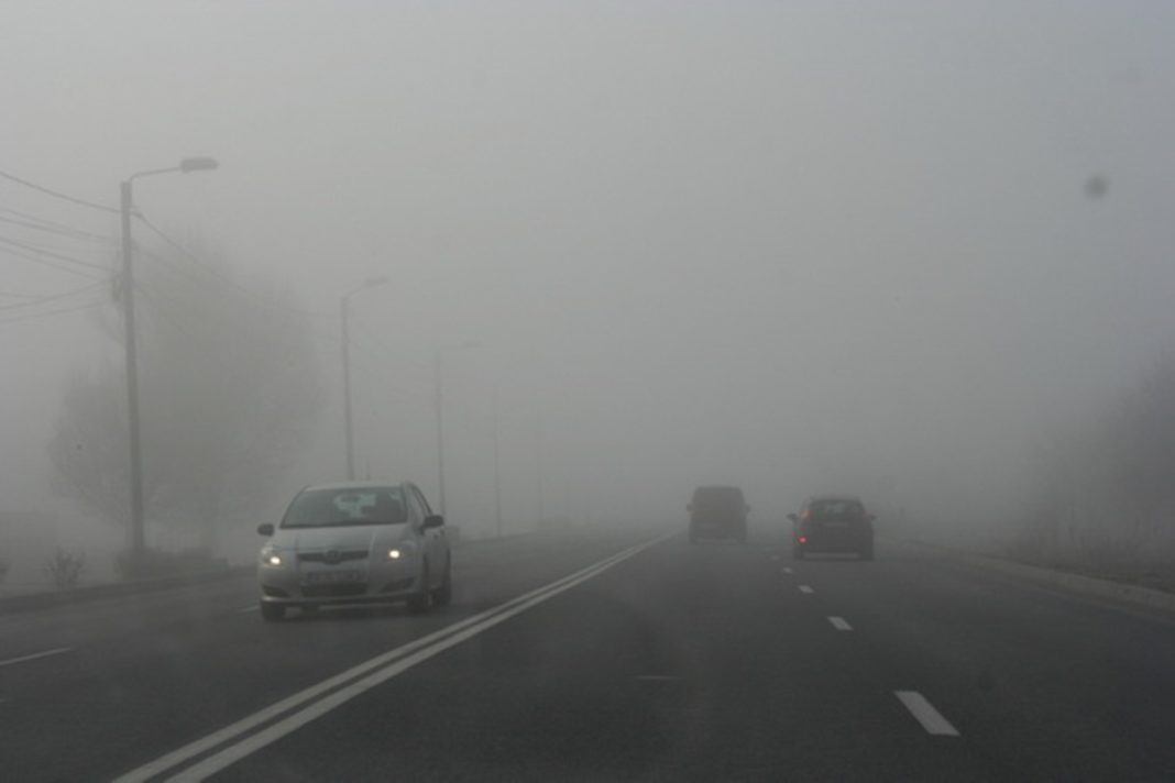 Cod galben de ceață în Oltenia, până la ora 10.00