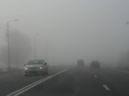 Cod galben de ceață în Oltenia, până la ora 10.00
