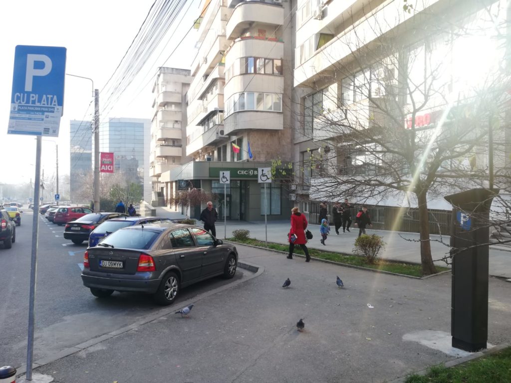 Parcometrele pentru plata parcării în Craiova, montate în luna noiembrie, vor deveni funcţionale din ianuarie