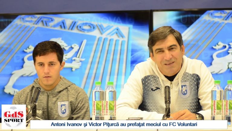 Ivanov şi Piţurcă vor victoria cu Voluntari. Soarta lui Pigliacelli, tot mai „neagră“