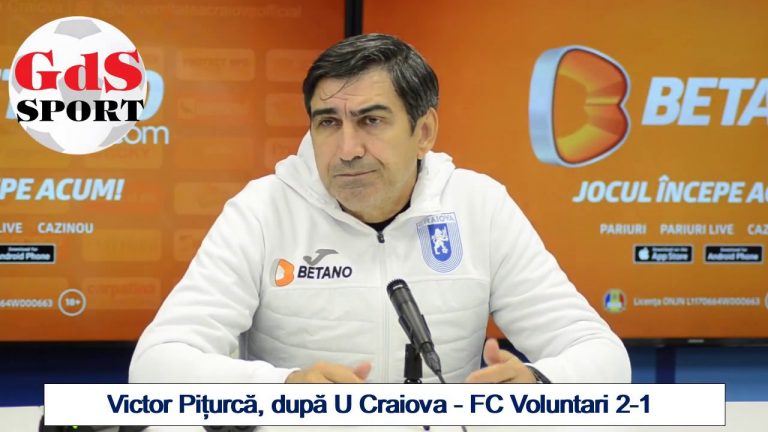 Concluziile lui Pițurcă și Bergodi, după „U“ Craiova – Voluntari, scor 2-1