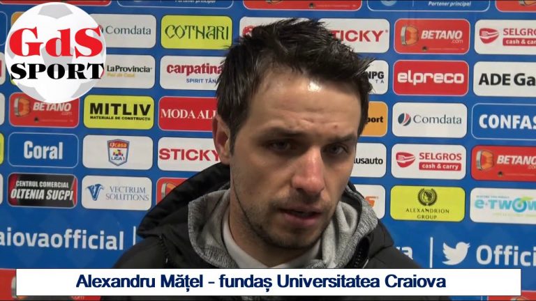 Alexandru Mățel: O victorie muncită, ne-am chinuit destul de mult pentru ea