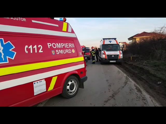 Trei persoane, rănite într-un accident rutier în Slatina