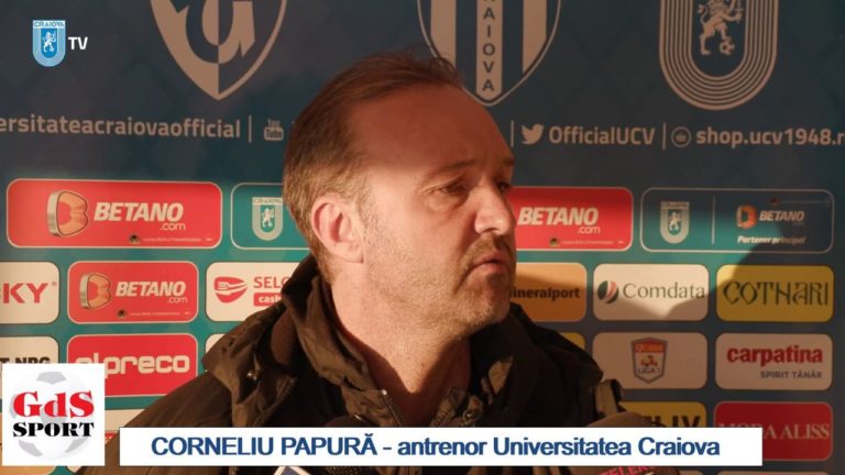 VIDEO / Corneliu Papură: Nu ne pregătim să câştigăm meciurile amicale