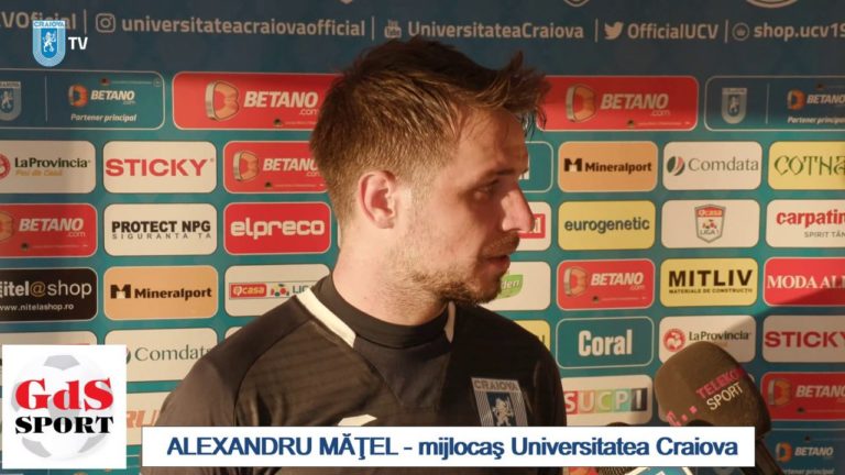 VIDEO / Alexandru Măţel: Când începe campionatul trebuie să fim bine