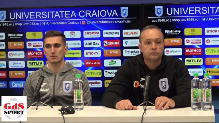 VIDEO / Bogdan Vătăjelu şi Corneliu Papură au prefaţat meciul cu Gaz Metan Mediaş