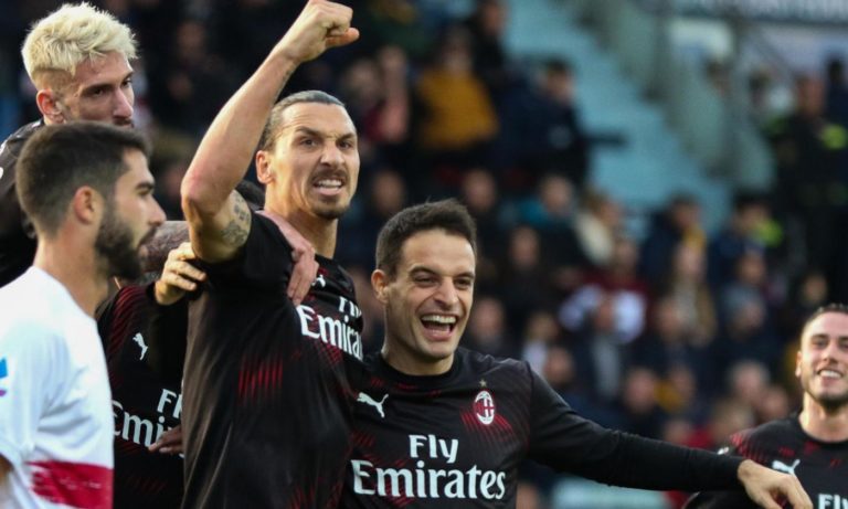Zlatan Ibrahimovic a marcat primul gol pentru AC Milan de la revenire (video)
