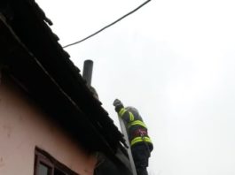 Incendiu la o casă din Bala