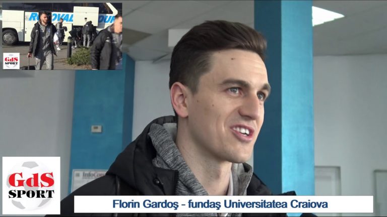 Florin Gardoş: Sper să fie un an în care să nu am nicio problemă