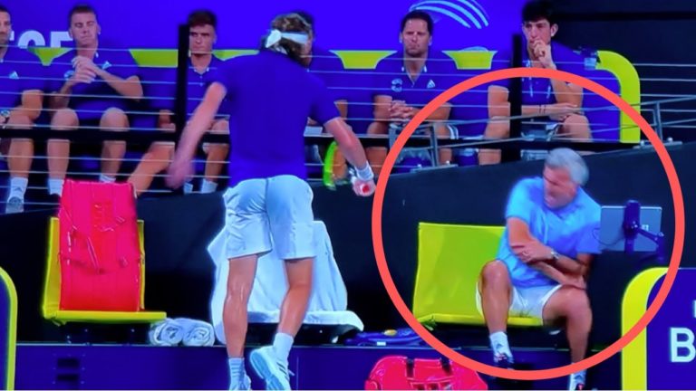 Tsitsipas, de nerecunoscut. Reacție ciudată a grecului în meciul cu Kyrgios