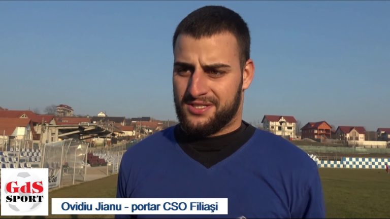 VIDEO / Ovidiu Jianu, încântat de ce a găsit la CSO Filiaşi: „Vom fi de la locul 10 în sus“