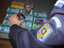 Gorj: Mii de articole pirotehnice, confiscate de polițiști