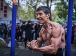 Qiu Jun, unul dintre cei mai cunoscuti bodybuilderi din China