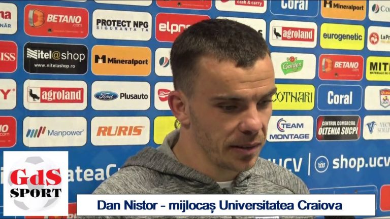 VIDEO / Dan Nistor: Îmi pare rău că nu am marcat la debut
