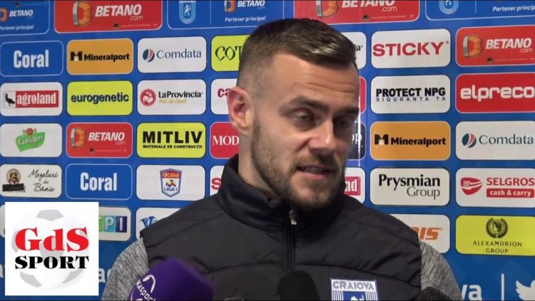 VIDEO / Ivan Martic: Dacă nu marchezi, fotbalul te pedepsește