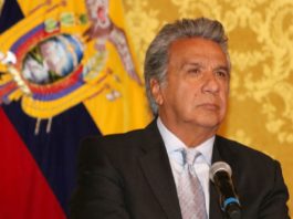 Preşedintele Ecuadorului, Lenin Moreno