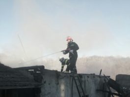 Incendiu izbucnit la o anexă gospodărească, în localitatea Hurduceşti