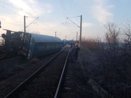 Trenuri întârziate din cauza marfarului deraiat ( foto CFR SA)