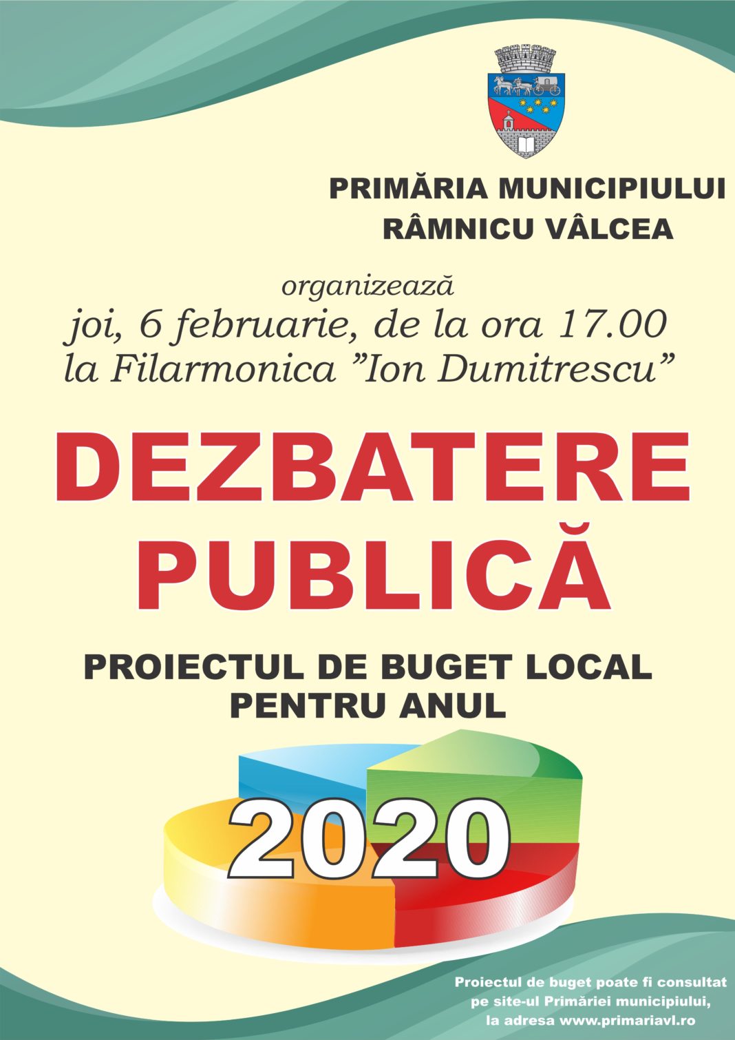 Dezbaterea publică a proiectului de buget local pe anul 2020