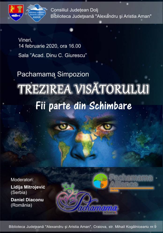afis simpozion 14 feb Simpozionul „Pachamama: Trezirea Visătorului – Fii parte din Schimbare!