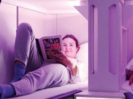 Air New Zealand vrea să introducă cuşete cu paturi la clasa economy