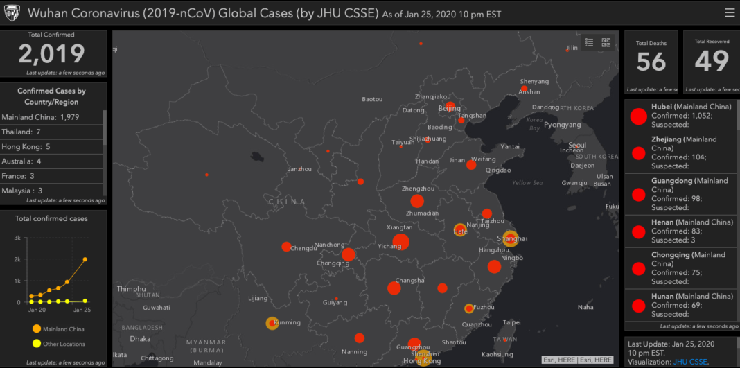 Epidemia de coronavirus a ajuns în 50 de țări