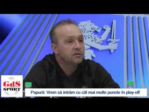 „U“ Craiova – CFR Cluj / Corneliu Papură: Să sperăm că vom reuşi să marcăm