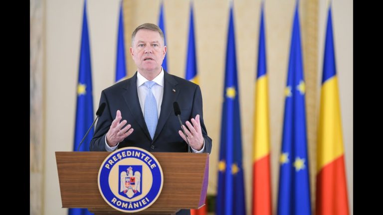 (VIDEO) Preşedintele Klaus Iohannis: „Doresc alegeri anticipate”