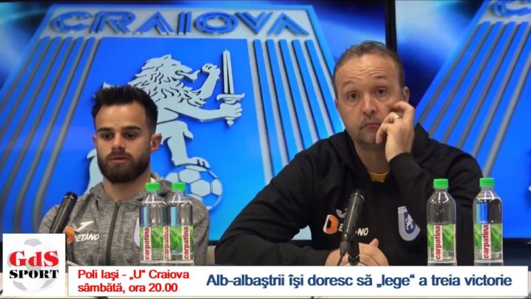 VIDEO / Cristi Bărbuţ şi Corneliu Papură au prefaţat meciul din Copou