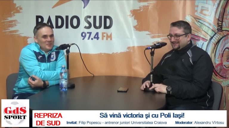VIDEO / Filip Popescu: Sper să scoatem un rezultat bun în Copou