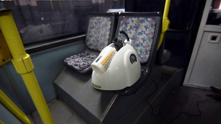 VIDEO / Cum sunt dezinfectate autobuzele RAT Craiova