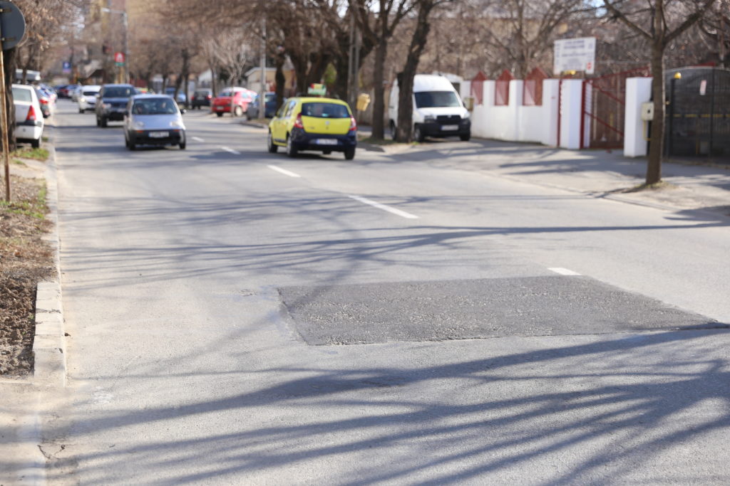 Plomba turnată pe bulevardul Gheorghe Chiţu