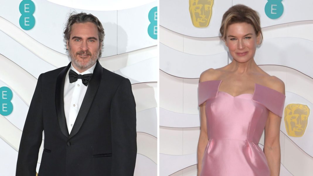 Joaquin Phoenix şi Renee Zellweger au fost desemnaţi cei mai buni actori