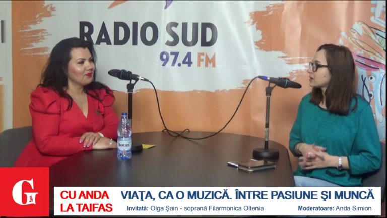 VIDEO. La Taifas cu Olga Şain, despre viaţa ca o muzică