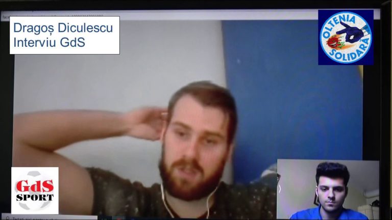 Dragoș Diculescu: Mă pregătesc normal de acasă, cu două antrenamente pe zi