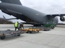 Cele 45 de tone de echipamente medicale au aterizat pe Aeroportul Otopeni