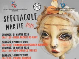 Un nou week-end de poveste la Teatrul Colibri Craiova