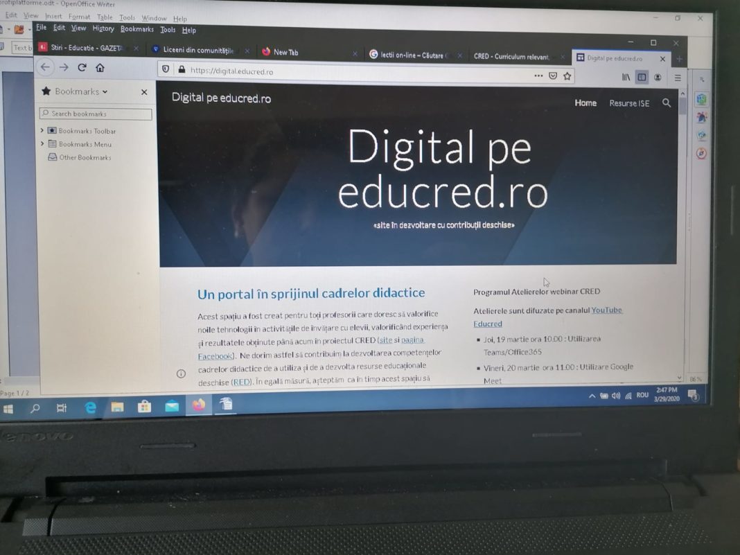 Ministerul Educației a lansat platforma Digital pentru lecții la distanță